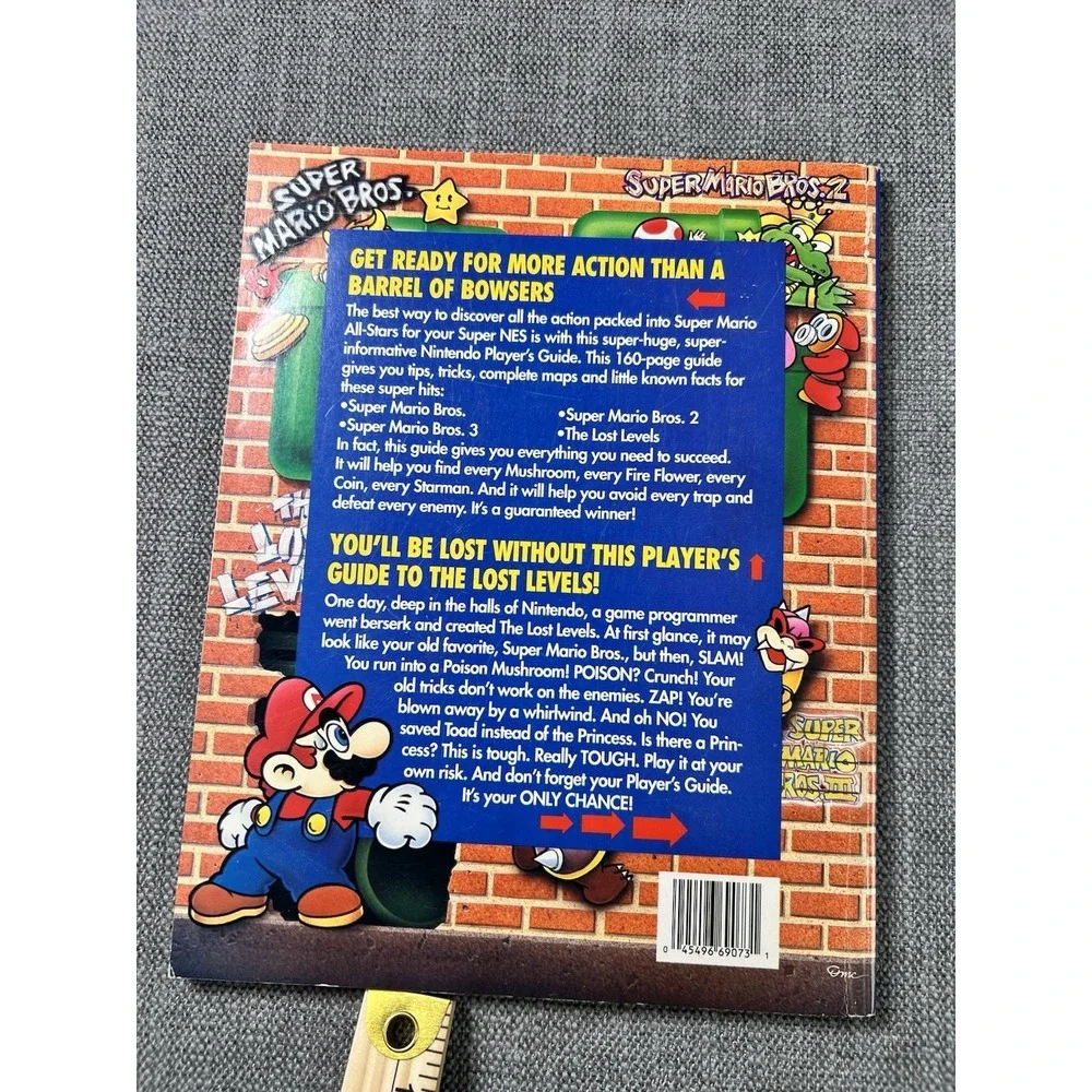 Vintage Super Mario All-Stars Nintendo Player's Guide SNES Strategy Book